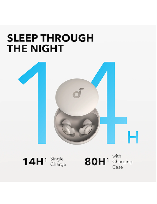 Bluetooth sluchátka Anker soundcore Sleep A20, béžová