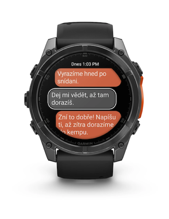Hodinky Garmin Fénix 8 AMOLED 47mm, černá
