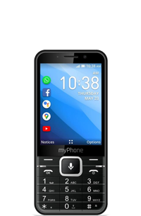 myPhone Up Smart, černá