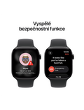 Apple Watch Series 11 GPS + Cellular 42mm klavírně černé hliníkové pouzdro s černým sportovním řemínkem S/M, černá
