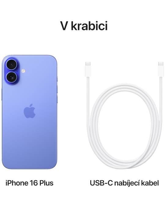 iPhone 16 Plus 128GB 5G, ultramarínová