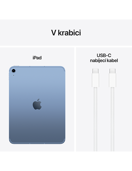 iPad 11 128GB Wi-Fi (2025), modrá