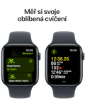 Apple Watch SE GPS + Cellular 44mm temně inkoustové hliníkové pouzdro, temně inkoustová - sportovní řemínek M/L