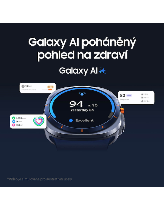 Hodinky Samsung Galaxy Watch Ultra 2025, šedá