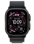 Apple Watch Ultra 3 GPS + Cellular 49mm černě titanové pouzdro s černým Alpským tahem M, černý titan