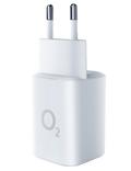 O2 nabíječka 65W 2× USB-C + USB-A, bílá