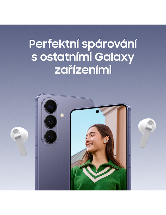 Sluchátka Samsung Galaxy Buds4, bílá