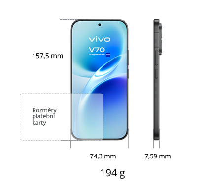 Vivo V70 5G 512GB, béžová