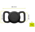 Pouzdro Mobile Origin Pet Collar pro Tag, černá