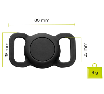 Pouzdro Mobile Origin Pet Collar pro Tag, černá
