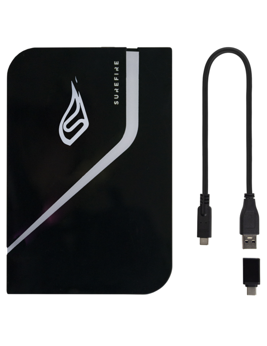 VERBATIM SUREFIRE Gaming SSD USB 3.2 Gen 1, 2TB, černá