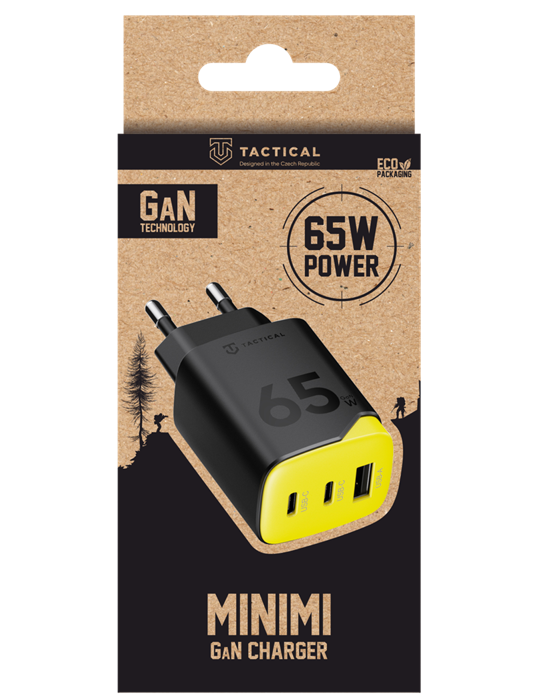 Nabíječka Tactical Minimi GaN 65W ACC, černá