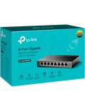 Switch TL-SG108PE 8xLAN (4x s PoE), černá