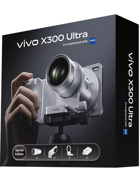 Vivo X300 Ultra 5G 1TB Photographer Kit, černá