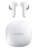 Sluchátka Niceboy Pins 4 PRO, bílá