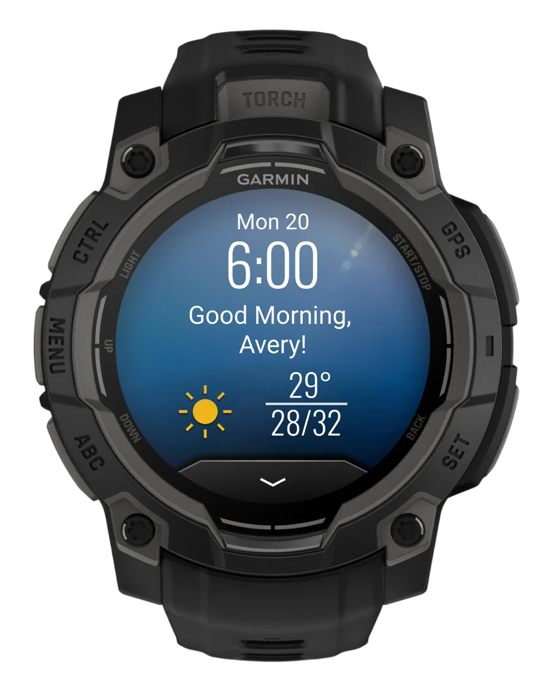 Hodinky Garmin Instinct 3 AMOLED 45mm, černá