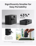 Nabíjecí stanice Anker Nano 20W 2xUSB-C, 2xUSB, s adaptéry pro zásuvky UK/US/AU/EU, černá