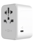 FIXED Voyager cestovní nabíječka 30W s USB-A a USB-C, bílá