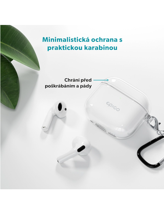 Epico pouzdro pro AirPods Pro 3, transparent