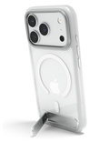 Kryt Epico HeroStand Pro Mag+ iPhone 17 Pro/18 Pro se skládacím stojánkem, transparent
