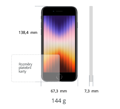 Tm Renewd iPhone SE 5G 2022 64GB černý