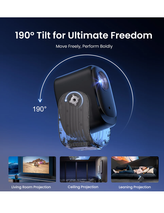 Projektor Dangbei N2 Mini 1080p, černá