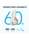 Bluetooth sluchátka Anker soundcore Space One Pro, bílá