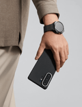 Kryt Galaxy S26 Ultra Edge Black Grey AB, černá
