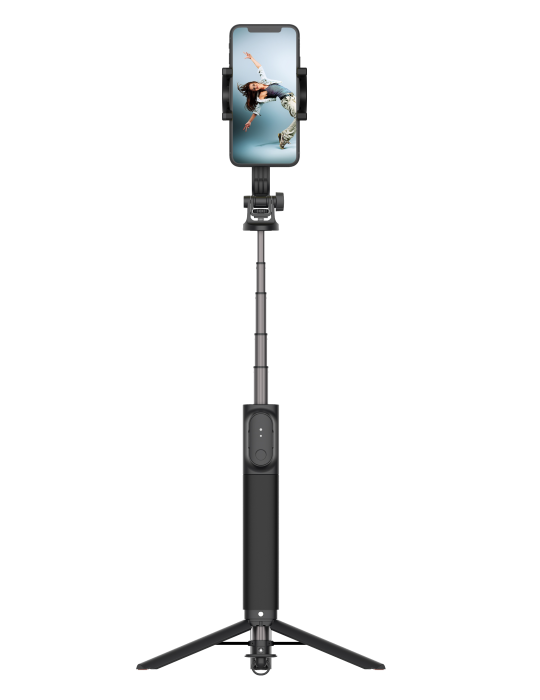 Selfie tyč FIXED Snap XL bezdrátová, černá