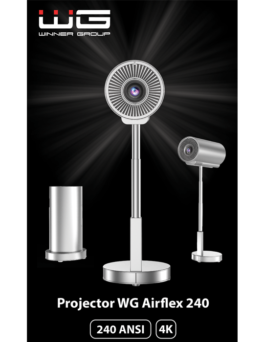 Projektor WG AirFlex 240, stříbrná