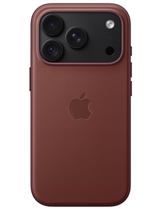 Apple Kryt z tkaniny TechWoven s MagSafe na iPhone 18 Pro, burgundsky červená
