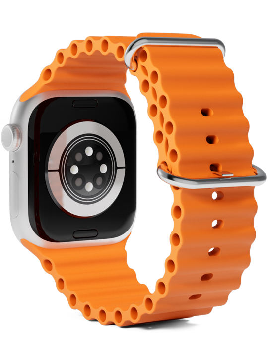 Řemínek Apple Watch ocean 42/44/45/46/49 mm, oranžová