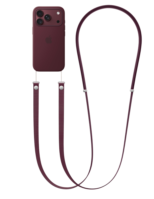 Apple Crossbody popruh, červená