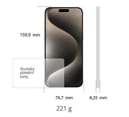 iPhone 15 Pro Max 512GB 5G, přírodní titan