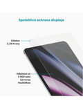 Epico ochranné sklo s jednokrokovým papírovým aplikátorem proti prachu iPad 11" (M2-M4), čirá