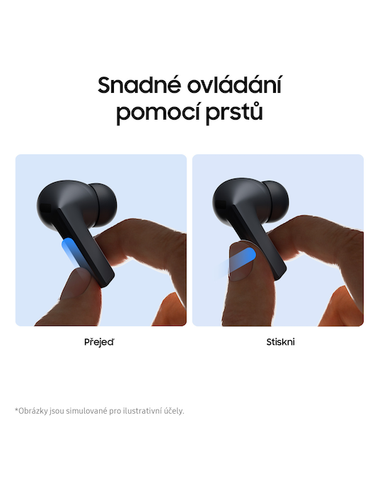 Sluchátka Samsung Galaxy Buds3 FE, černá