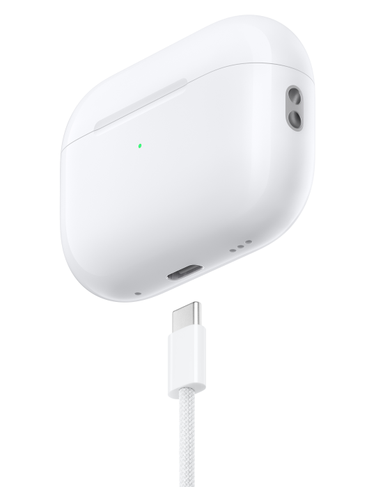 Sluchátka Bluetooth AirPods Pro (2. generace) s MagSafe pouzdrem (USB‑C) bílá, bílá