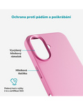 Kryt Epico Silicone Pro Mag+ iPhone 17 Qi2 & Magsafe kompatibilní, růžová