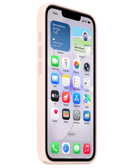 Kryt s MagSafe silikon na iPhone 17e, růžová