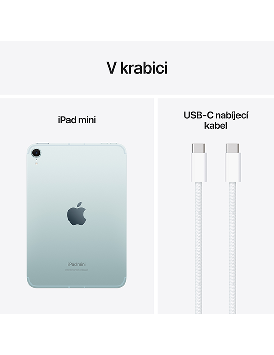 iPad mini 128GB Wi-Fi+Cellular (2024), modrá
