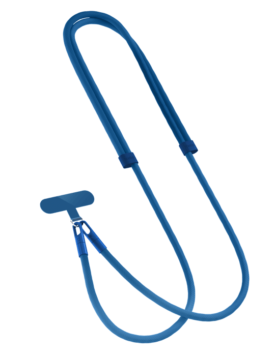 Spello Rope Crossbody Strap, modrá