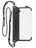 Pouzdro vodotěsné crossbody na zip, černá