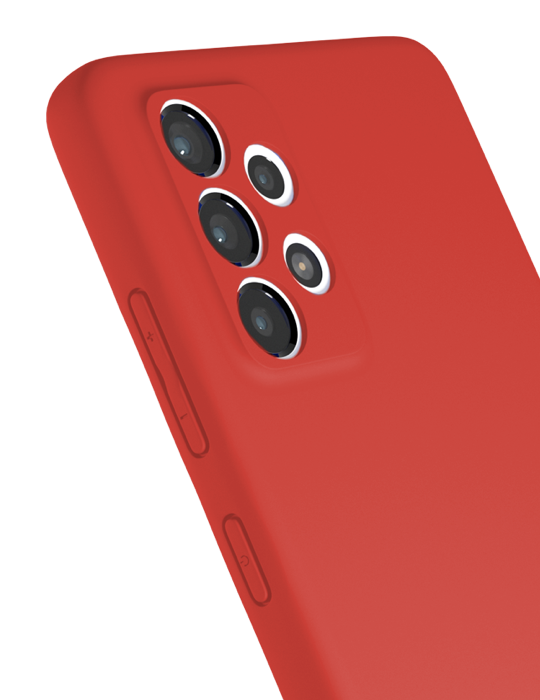 Kryt Silk Matt Samsung Galaxy A56, červená