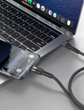SWISSTEN Datový video kabel USB 4.0, USB-C, 240 W 0,5m, černá