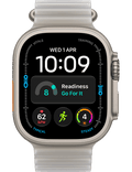 Apple Watch Ultra 4 GPS + Cellular 49mm, Titan přírodní/průsvit. šedý oceánský