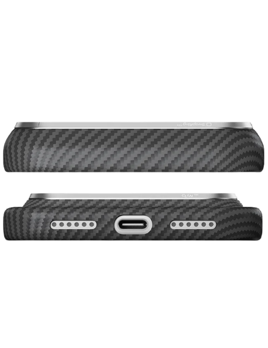 Kryt iPhone 18 Pro Edge Black Grey, černá