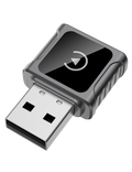 Carlink adapter Swissten pro Apple Carplay a Android Auto USB-A/C, stříbrná