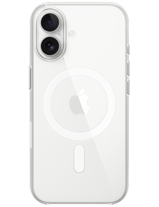 Průhledný kryt s MagSafe pro Apple iPhone 17, čirá