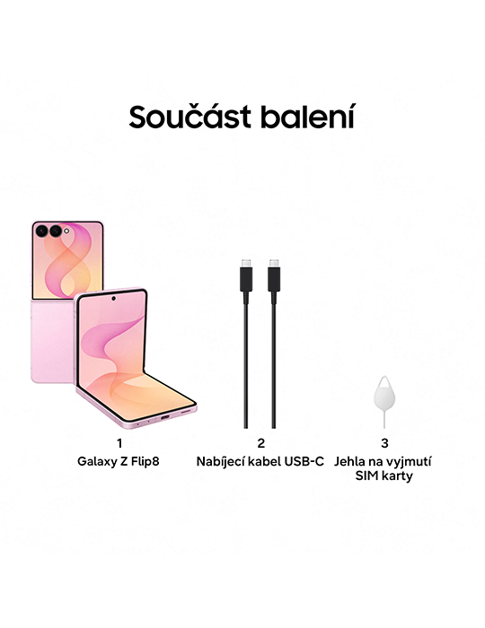 Samsung Galaxy Z Flip8 5G 256GB, Pink