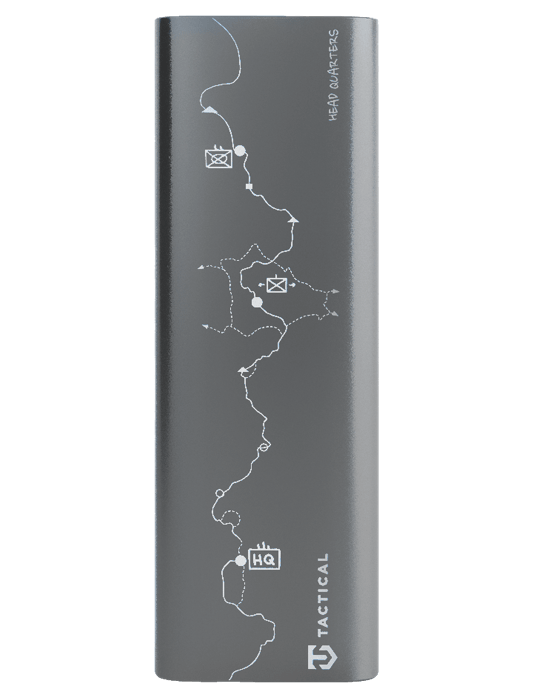 Powerbanka Tactical Squad Head Quarters 65W 27 000mAh, šedá